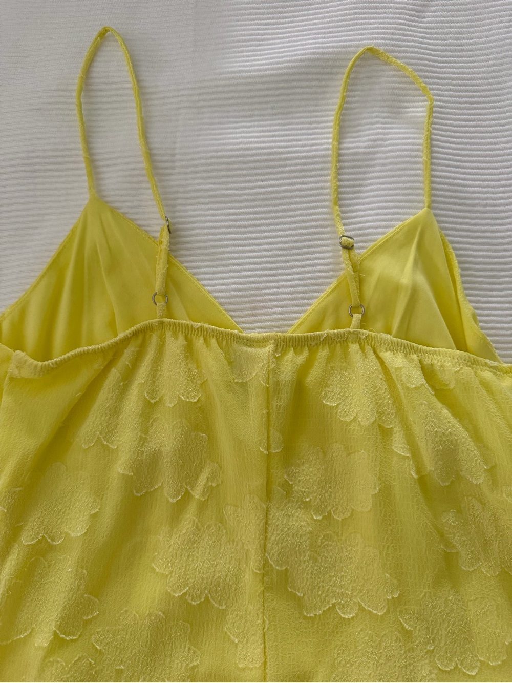 Yellow Floral Ruffle Sundress - Picture 4 of 4